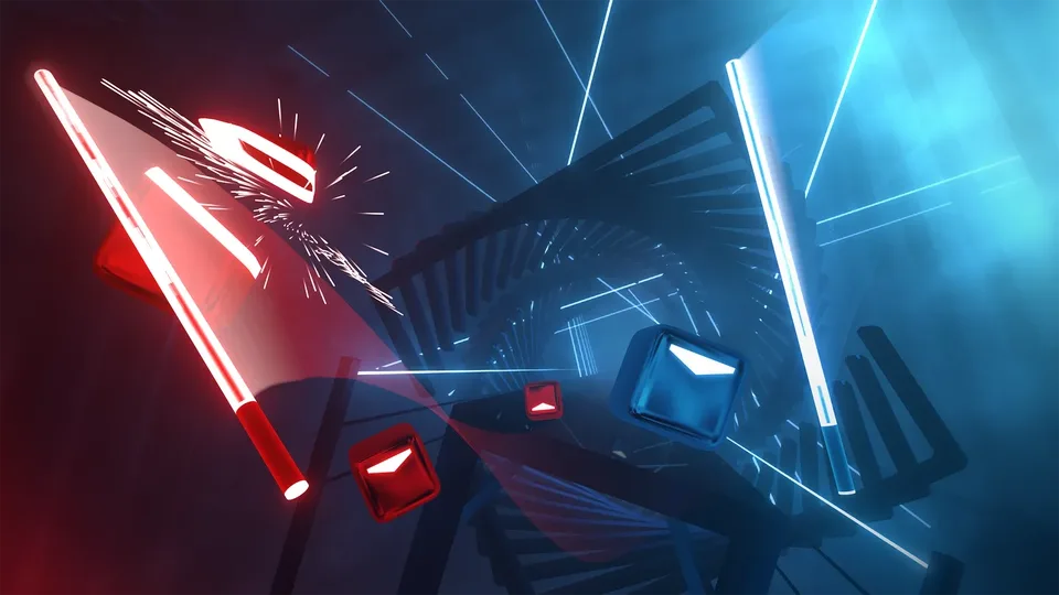 Captura de tela de Beat Saber